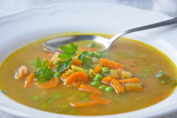 Vegane Currysuppe