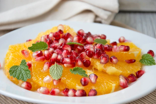 Schneller Orangensalat