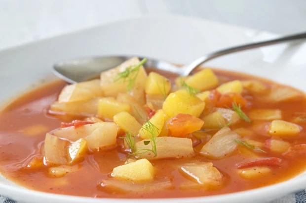 Gurken-Fenchelsuppe
