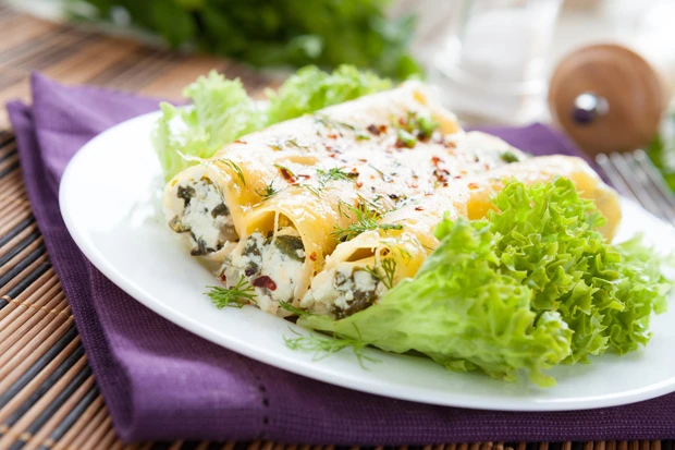 Cannelloni mit Ziegenfrischk&auml;se