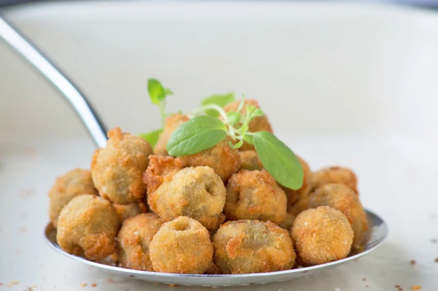 Frittierte Oliven