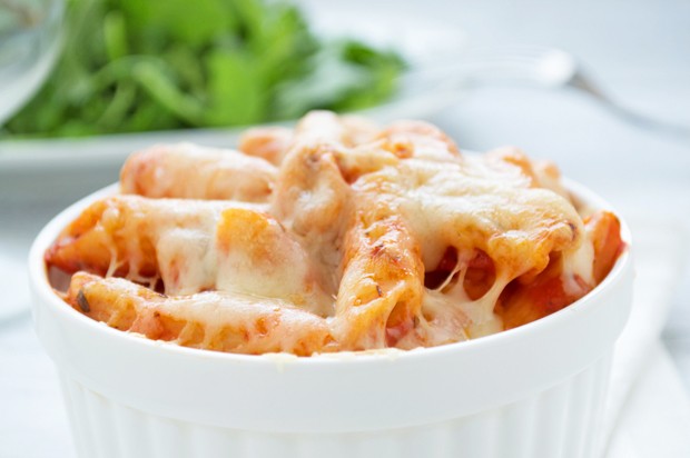 Penne-Tomaten-Gratin