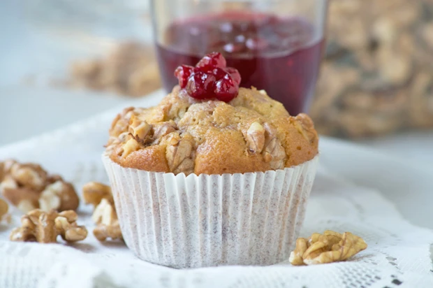 Preiselbeer-Muffins
