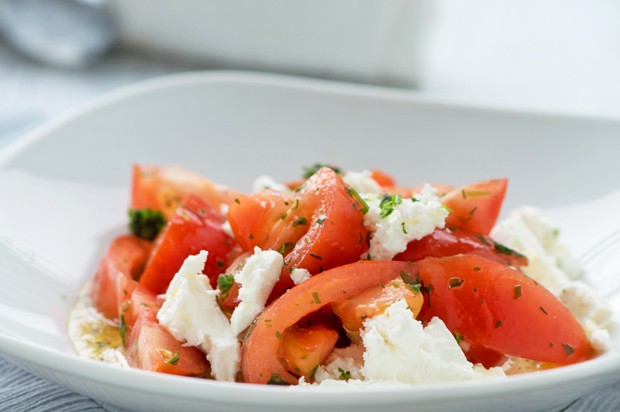 Tomatensalat mit Feta