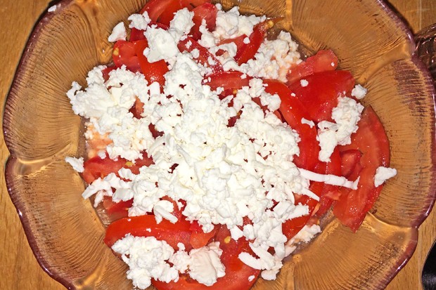 Tomatensalat mit Feta