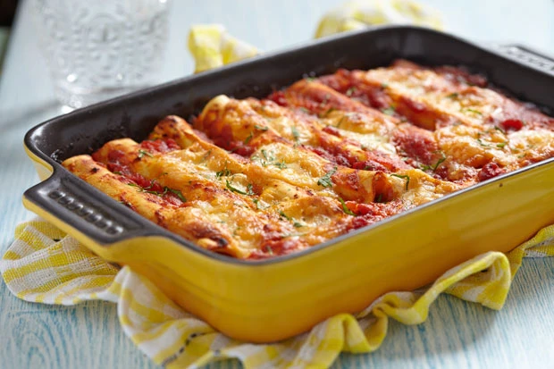 Spanische Canelones mit Gemüse