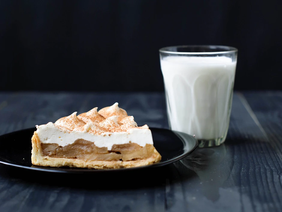 Baiser Birnenkuchen