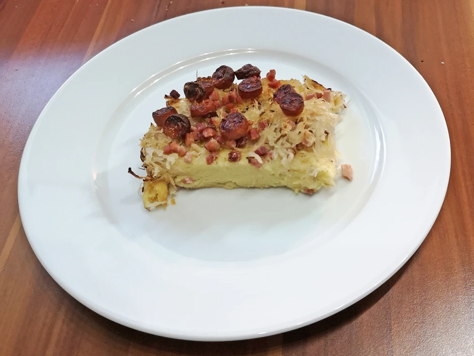 Pikante Sauerkrautpizza