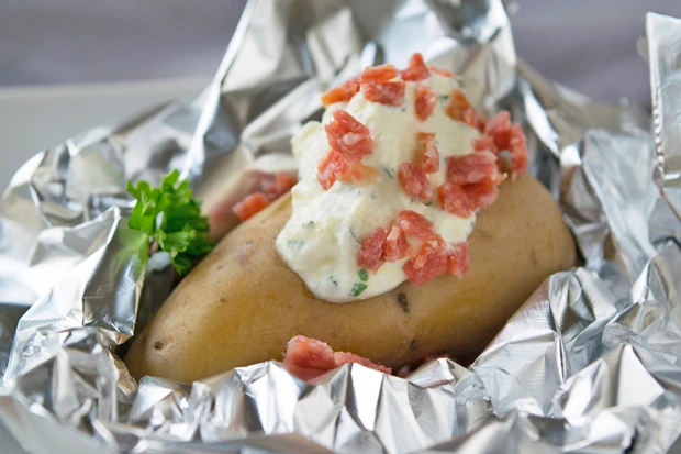 Ofenkartoffel mit Ziegenk&auml;se