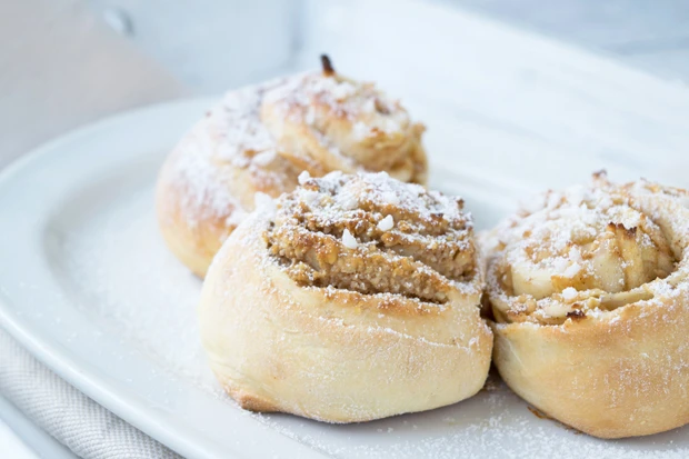 Apfel-Zimtschnecken