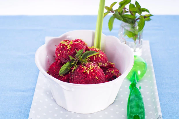 Himbeersorbet
