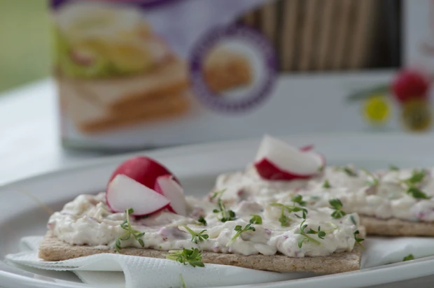 schneller Kn&auml;ckebrot-Snack