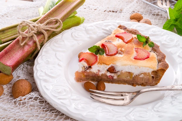 Rhabarberkuchen mit Stevia