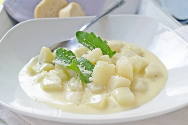 Kohlrabi in Gorgonzolasauce