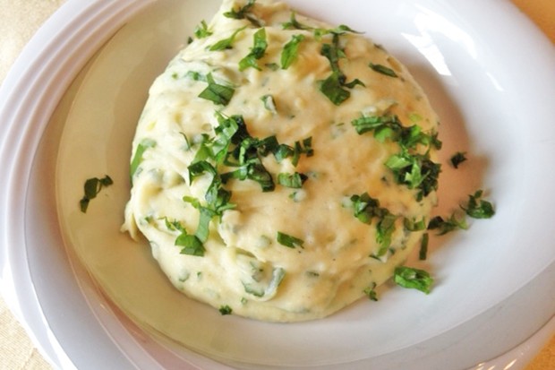 Kartoffelpüree mit Bärlauch