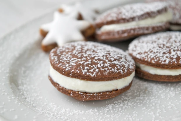 Schokokekse mit Tiramisufüllung