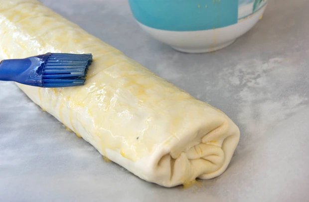 Schinken - Käse Strudel