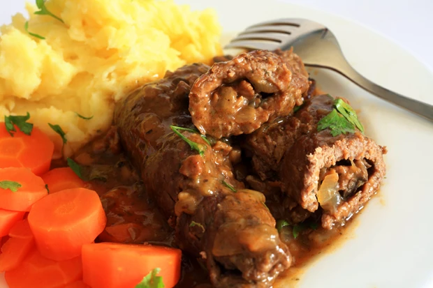 Gef&uuml;llte Rindsschnitzel