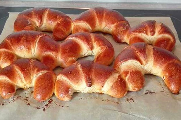 Schinken-Käse-Croissants