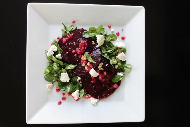 Rote Beete-Salat mit Himbeeren
