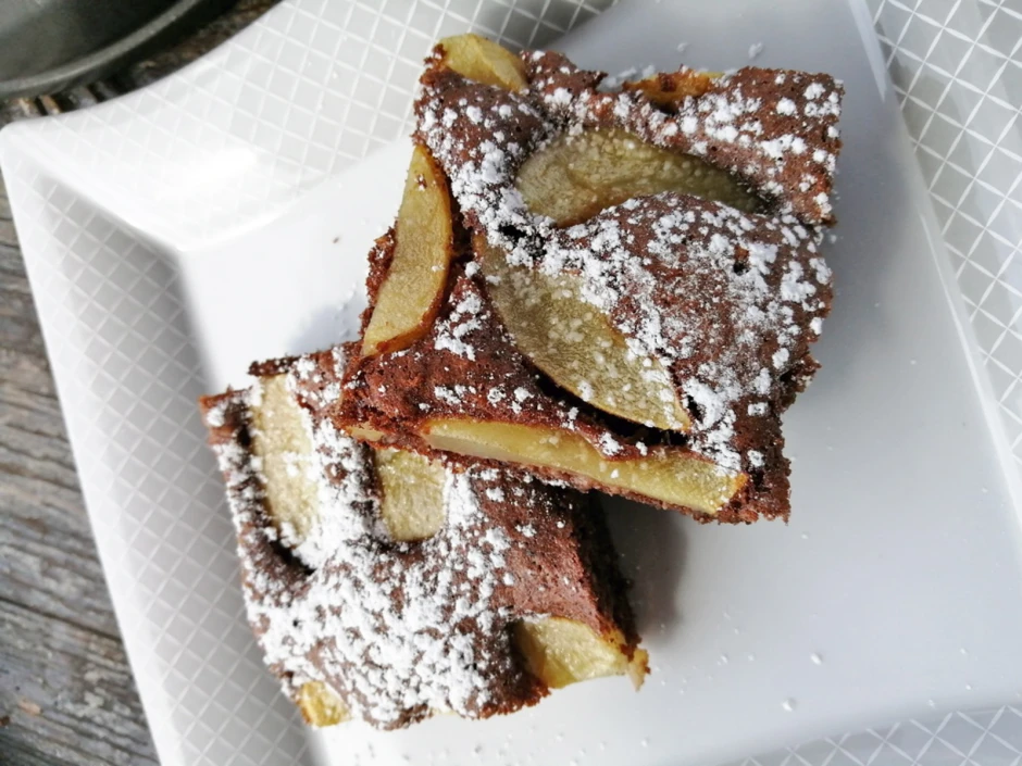 Apfelkuchen dunkel