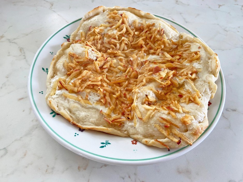 Apfel-Zimt-Pizza