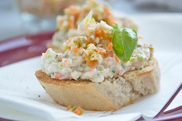 Crostini mit Gem&uuml;se