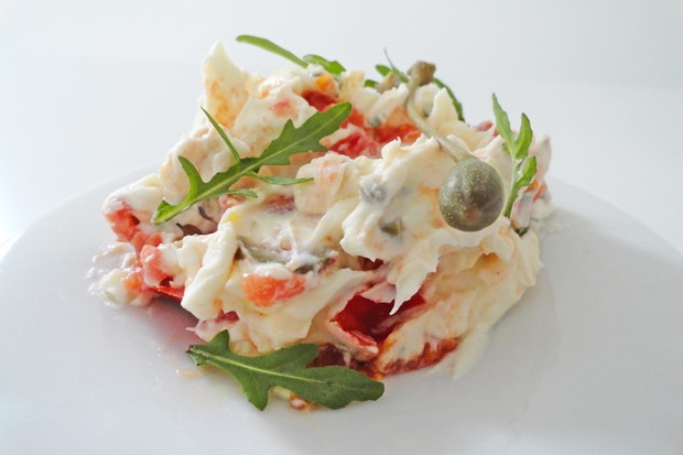 Rucola-Tomaten-Creme