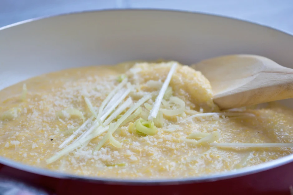 Polenta-Lauch