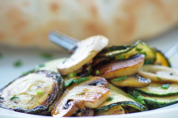 Zucchini-Pilz-Pfanne