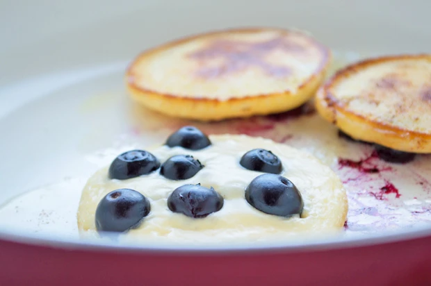 Heidelbeer-Pancakes