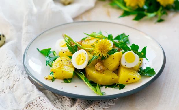 Kartoffel-L&ouml;wenzahn-Salat