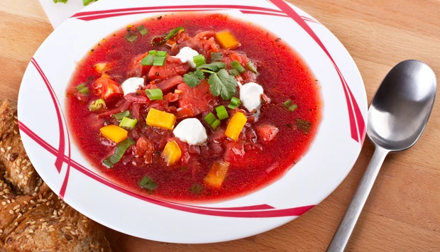 Rote Rübe-Apfelsuppe