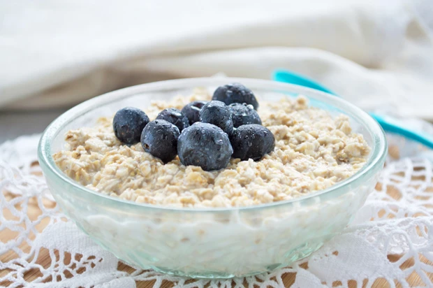Heidelbeer-Porridge