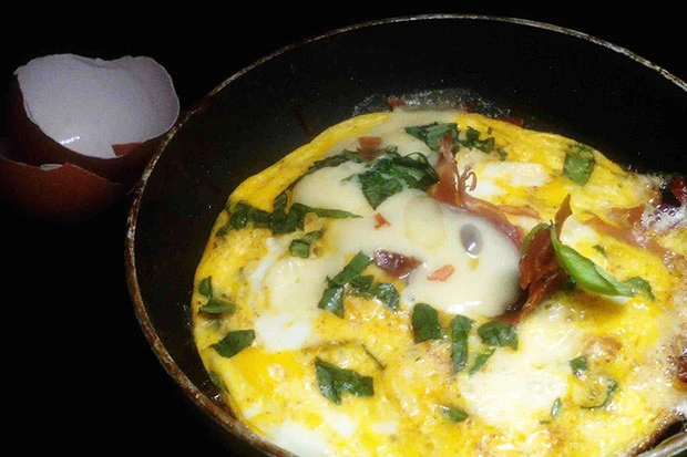 Schinken-Emmentaler Frittata