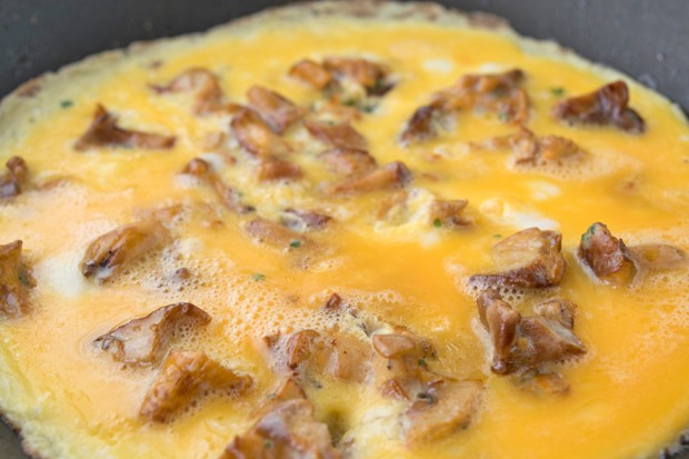Eierschwammerl Frittata