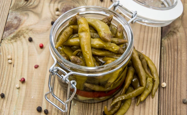 Eingelegte Chilischoten