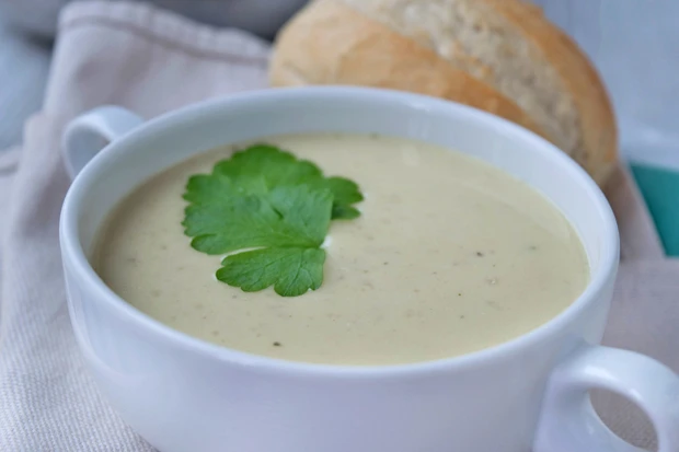 Lauch-Maroni-Suppe