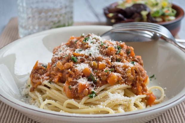Linsenpasta