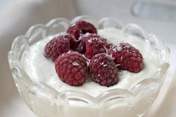 Topfen-Himbeer-Creme