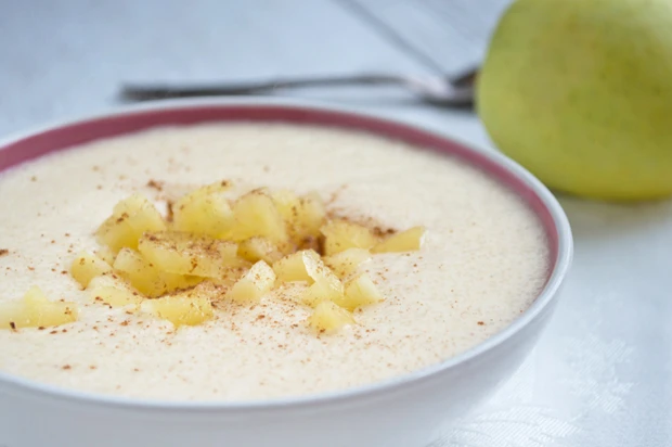 Apfel-Vanille Grießbrei