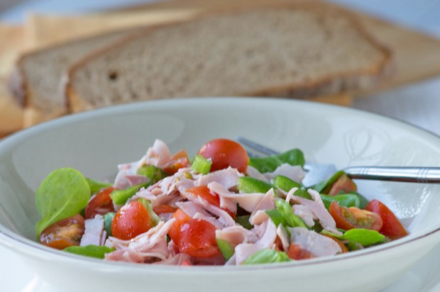 Schinkensalat - Rezept