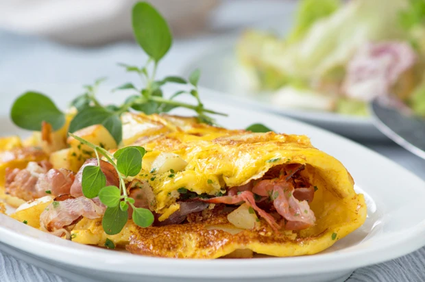 Rustikales Omelette