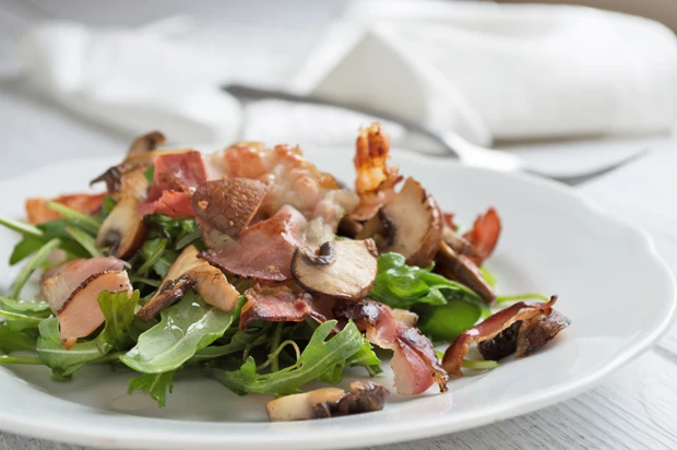 Pilz-Speck-Salat
