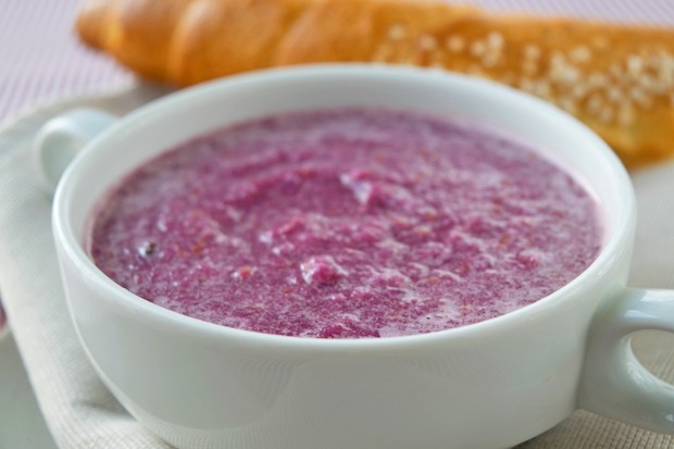 Rotkraut-Suppe