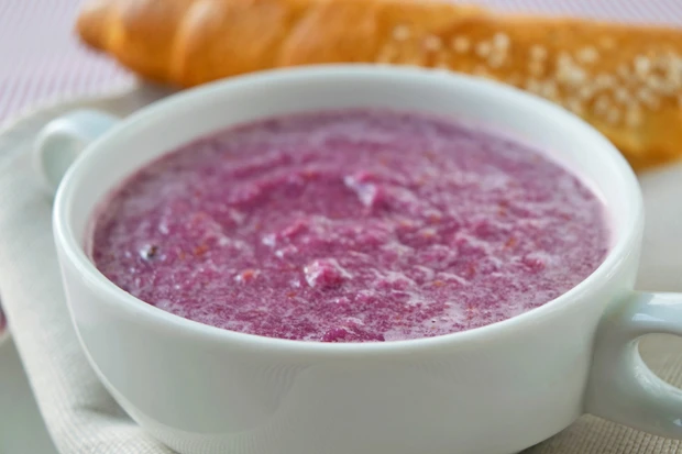 Rotkraut-Suppe