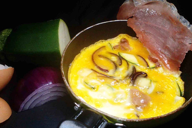 Frittata mit Speck
