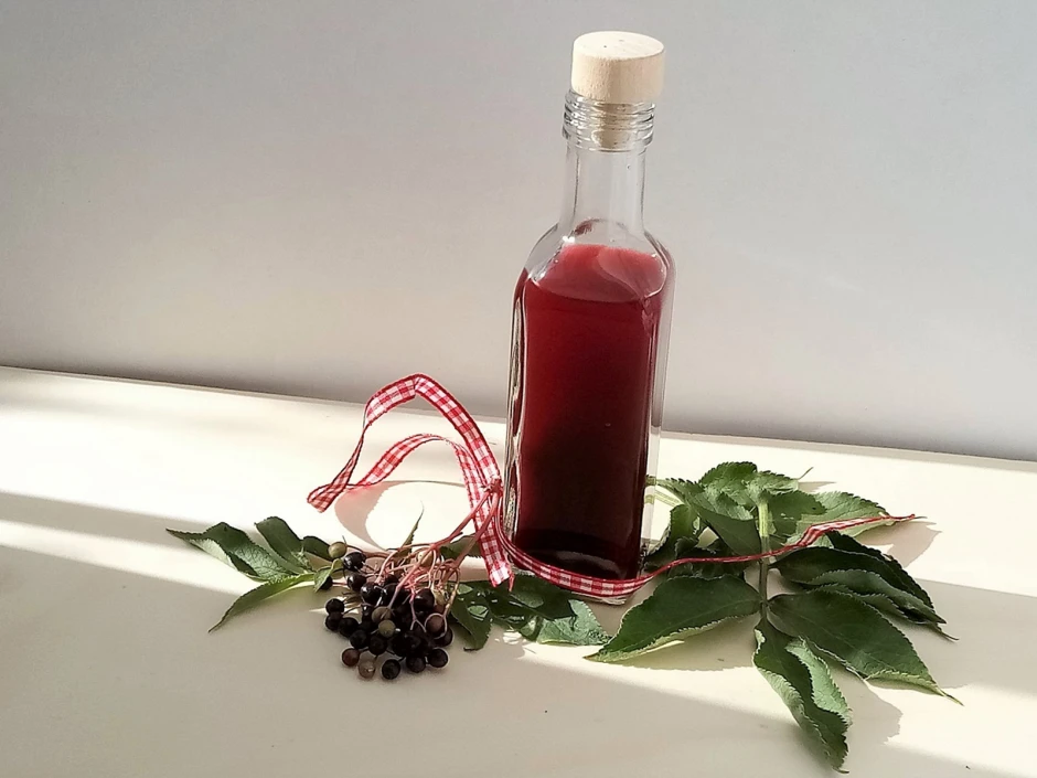 Holunder-Essig mit Balsamico