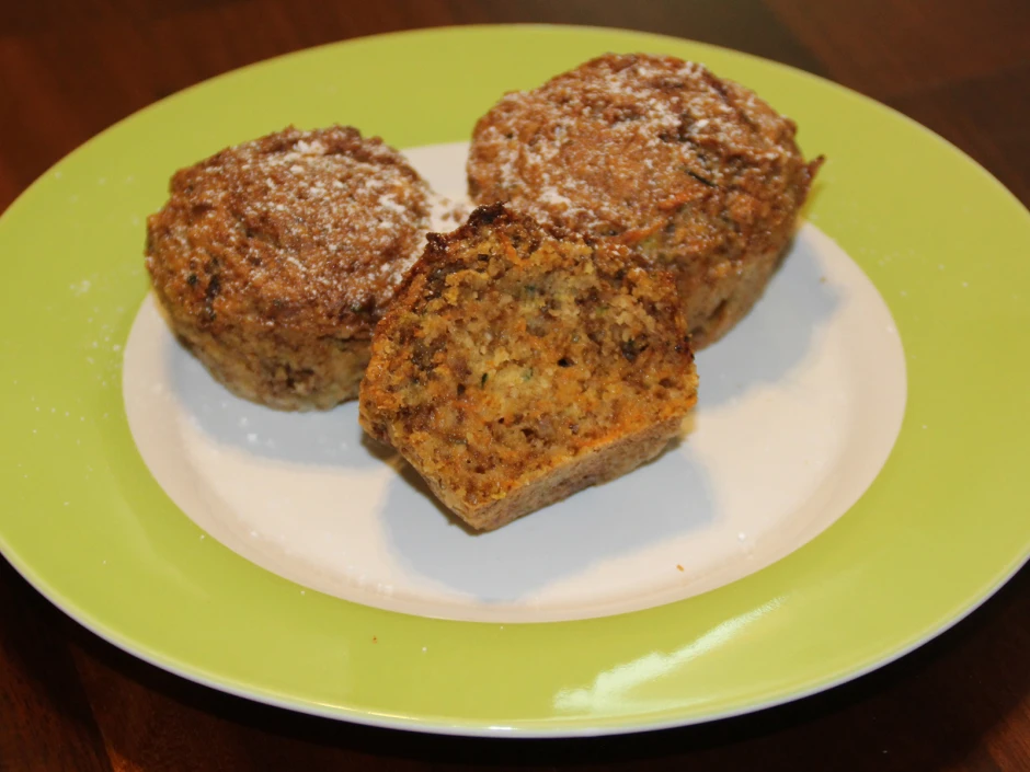 Karotten-Zucchini Muffins