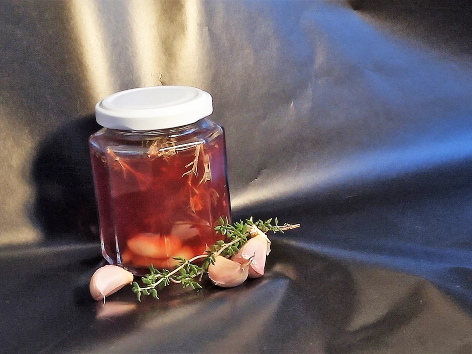 Knoblauch-Thymian-Essig